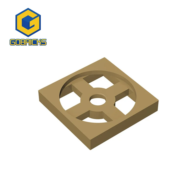 Gobricks 10PCS MOC Bricks Turntable 2 x 2 Plate, Base compatible with 3680 toys Assembles Building Blocks Technical Parts