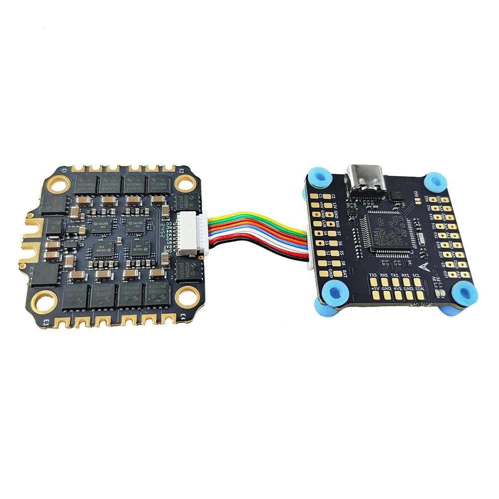 SoloGood F722 80A 8S Stack 9g Plastic Metal Quadcopter CNC Case 2 Camera Remote Control Toy 8S Flight Control RC Parts Accs