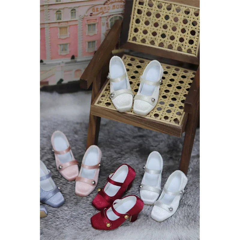 

Туфли на высоком квадратном каблуке Gentle Breeze, в наличии, 1/3 SD16/GR/DD, из натурального шелка, с эффектом стойкого пятна, подарочные, на толстой подошве, разноцветные, для кукол BJD