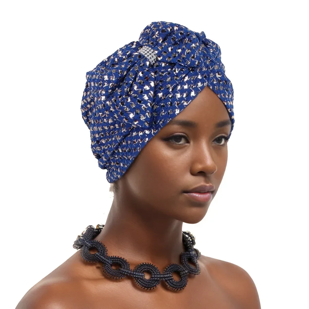 المرأة الهندية Bowknot الحجاب عمامة مرونة رئيس الكيماوي قبعة قبعة بونيه بيني السيدات اكسسوارات مسلم أغطية الرأس التفاف وشاح قبعة