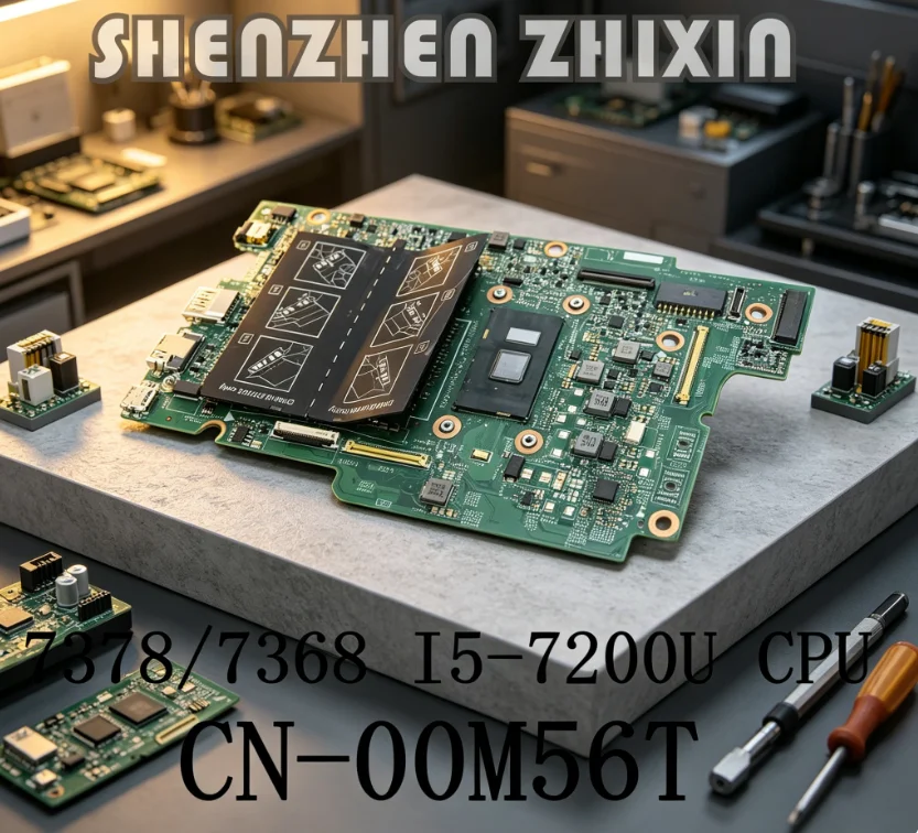 

yourui For DELL Inspiron 13 7000 7368 7378 7569 7579 Laptop Motherboard With i5-7200U mainboard 15264-1 CN-00M56T 00M56T DDR4 ok
