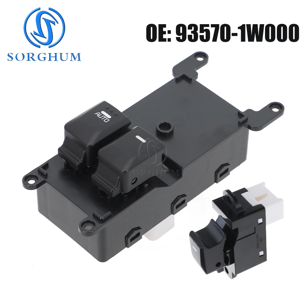 SORGHUM 93570-1W000 Electric Power Window Switch Master Control Button Car For Kia Rio III (UB) 2012 935701W000 Auto Accessories