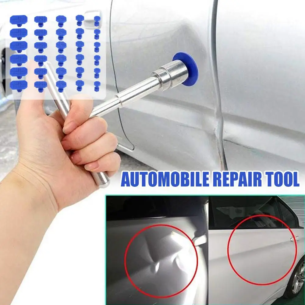 Car Body Paintless Dent Repair Tool Tabs Dent Lifter Tool Automobile Dent Puller Repair Cup Mix Suction Repair Auto Size To S1v4