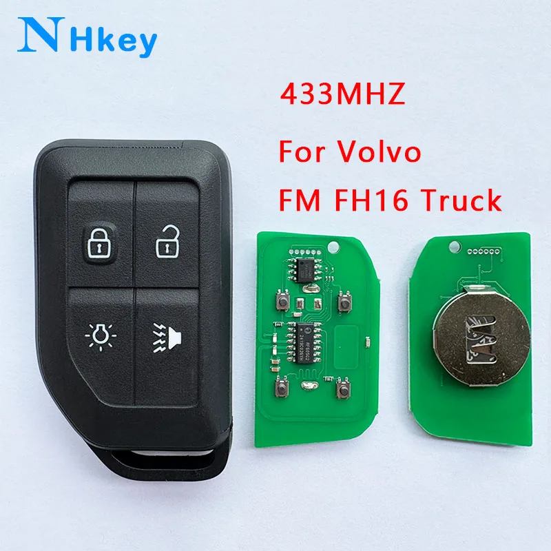 

4 Buttons truck car key remote control shell for Volvo FMFH truck FH16 tractor truck heavy-duty