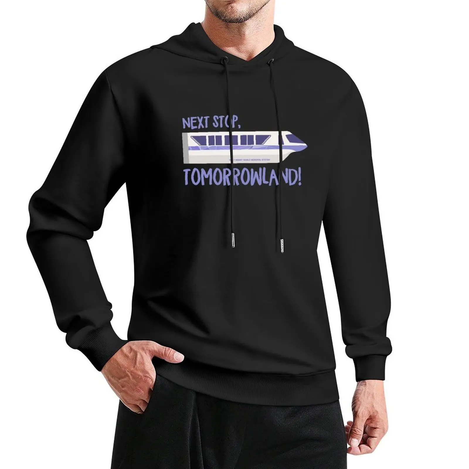 

Next Stop, Tomorrowland! Pullover Hoodie men wear japanese style oversized hoodie