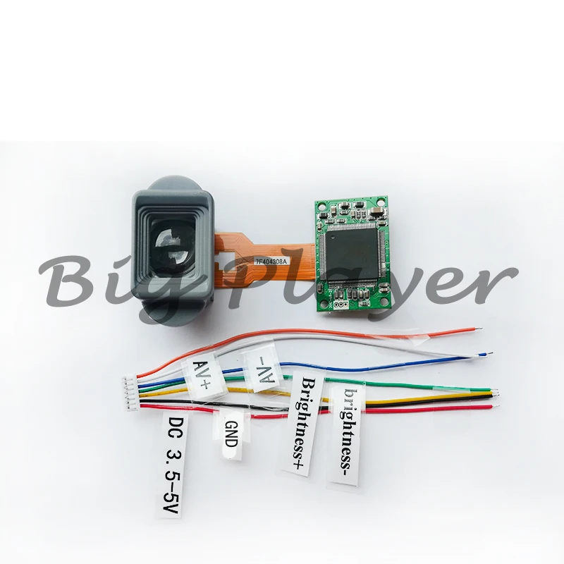 

DIY Night Vision Monitor Monocular Viewfinder Av Signal Input Interface LCD640 * 480 Resolution