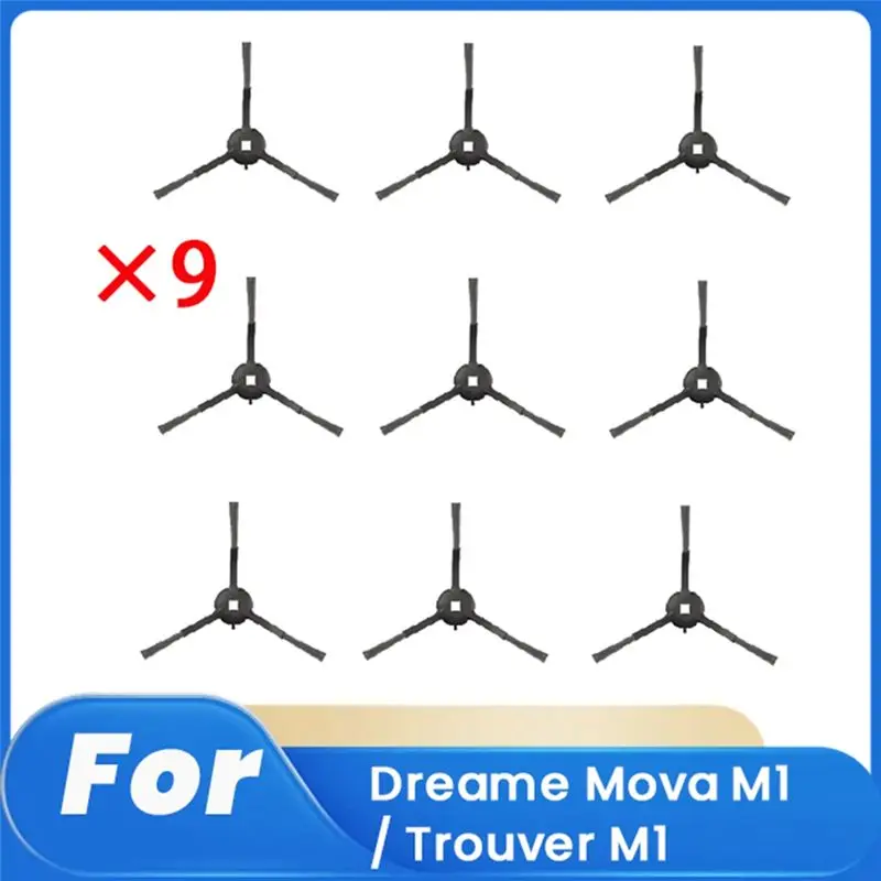 

TFORU-9 шт. боковые щетки для робота-пылесоса Dreame Mova M1 / Trouver M1, запасные части