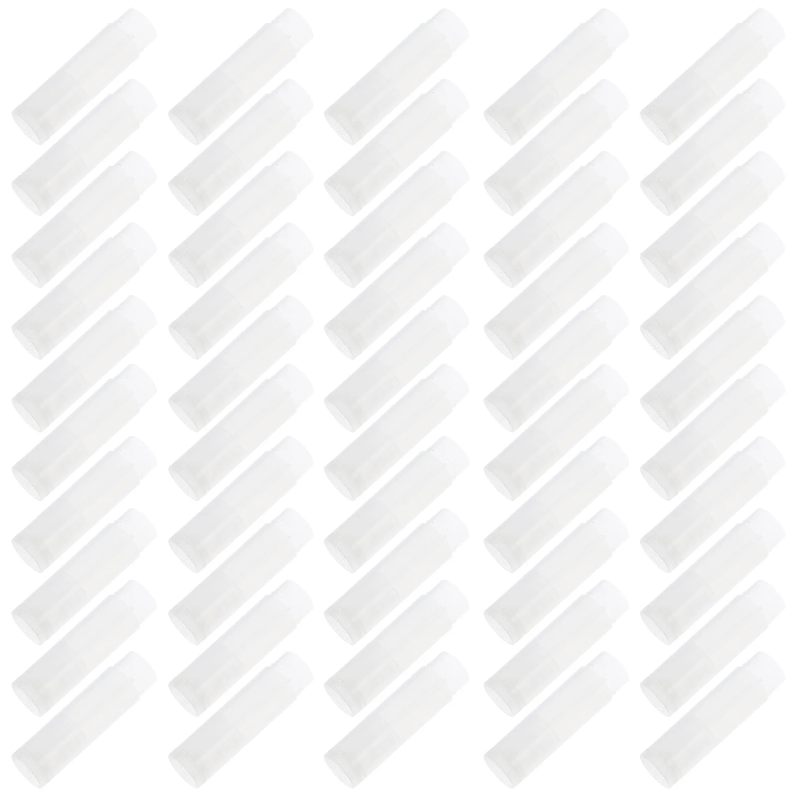 100Pcs Lip Balm Tubes Empty Containers Caps Durable for DIY Lipstick Storage Use Lip Container Tubes