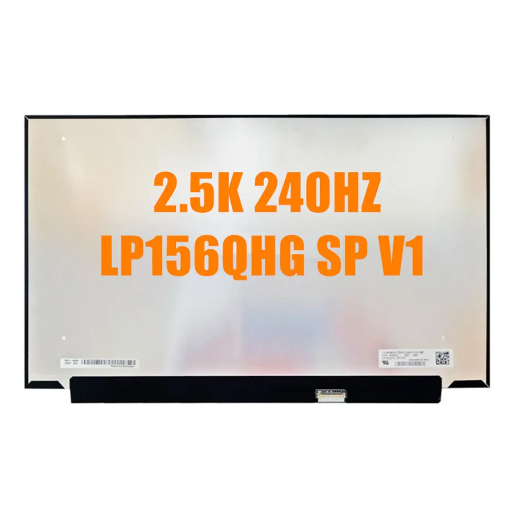 Tela LCD Display, Frete Grátis, 15.6 ", LP156QHG SP V1, 2.5K, 2560X1440, 240Hz, 400cd/m² Typ Srgb full color 100%, 40 peças