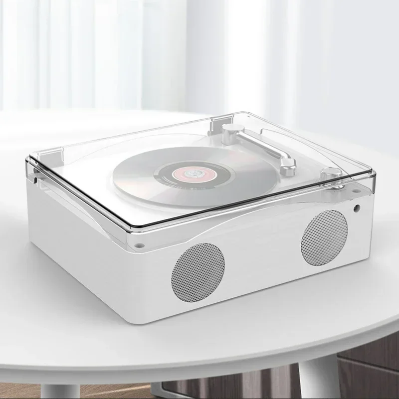 Retro HIFI Sound Quality CD Player, Bluetooth Sound Walkman Player Birthday Gift Album CD Player Portable Bluetooth Speaker