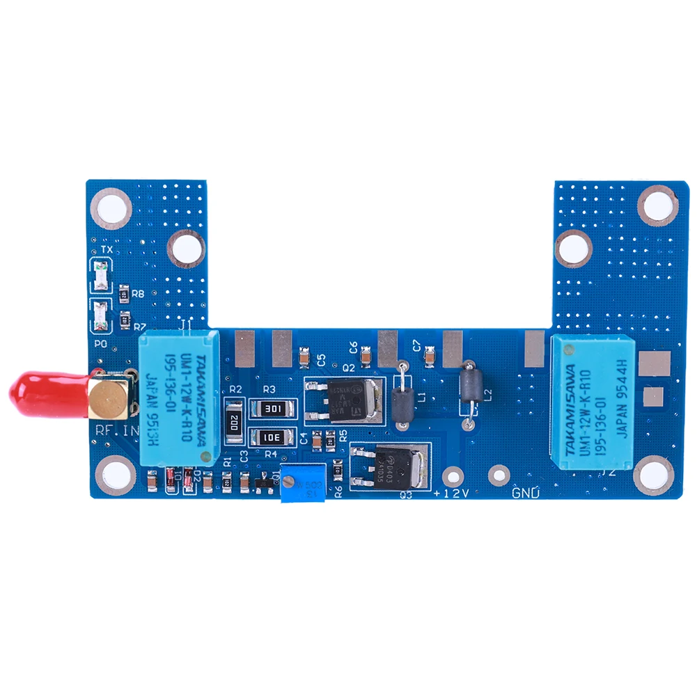 80W UHF VHF RF Power Amplifier Board 130-170M 433M RF Amplifier PCB Board Transceiver Conversion U/V Analog Signal for Ham Radio