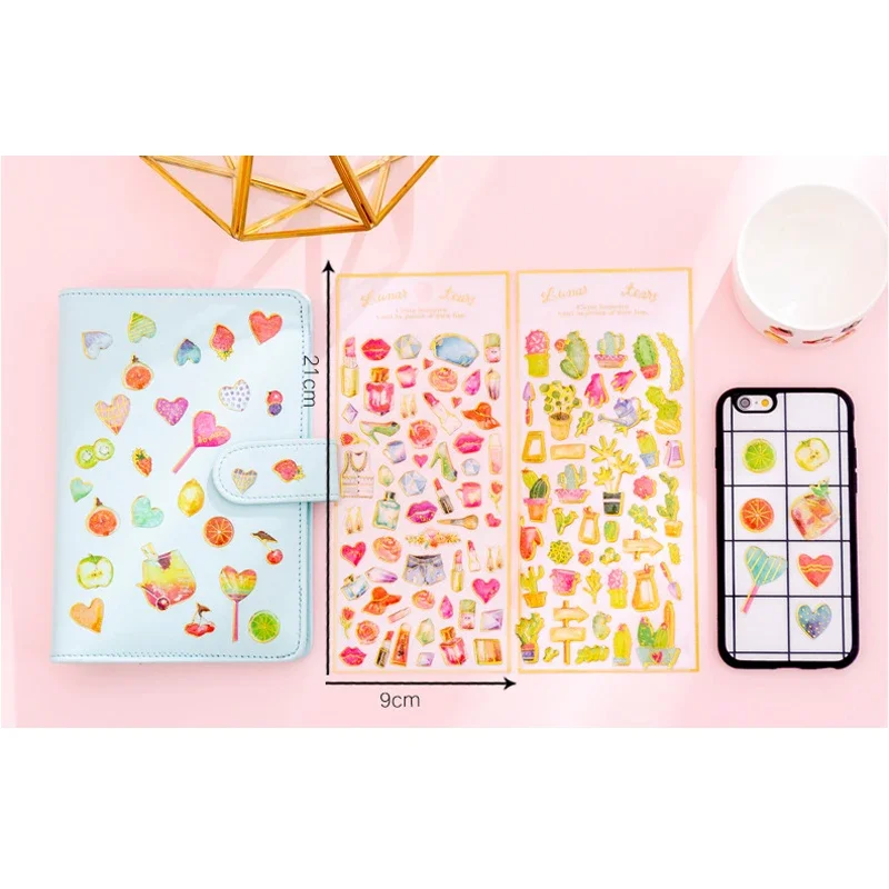 1pcs/lot Lovely Sweet Cake Crystal Epoxy DIY Album Diary Mobile Phone Decorative Stickers Mini Stickers Student Stationery Gift