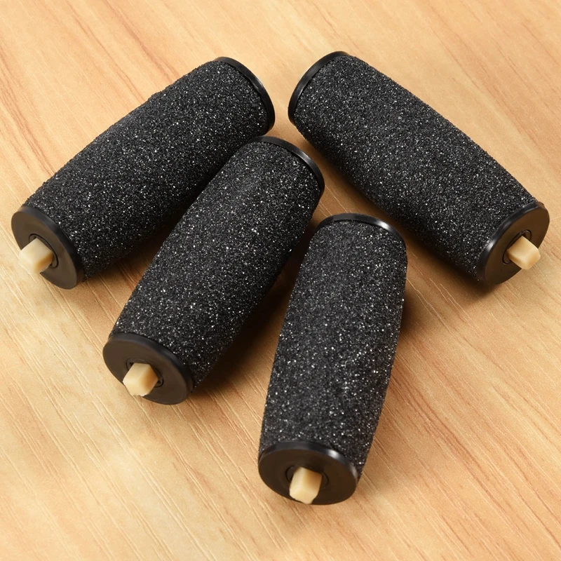 Substituição Roller Heads para Velvet Pedicure Machine Arquivo de pé elétrico liso Removedor de calos de pele morta Ferramenta de cuidados com os pés 4pcs por lote