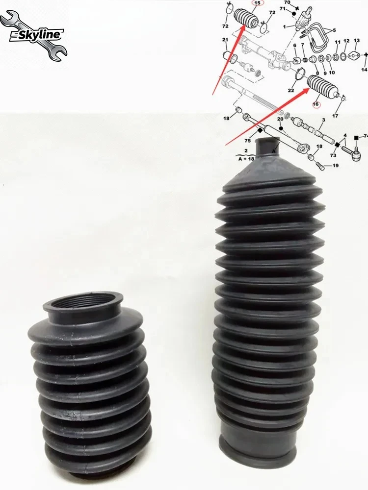 

Steering rack dust cover 406622 406643 For 205 306 309 steering gear dust cover