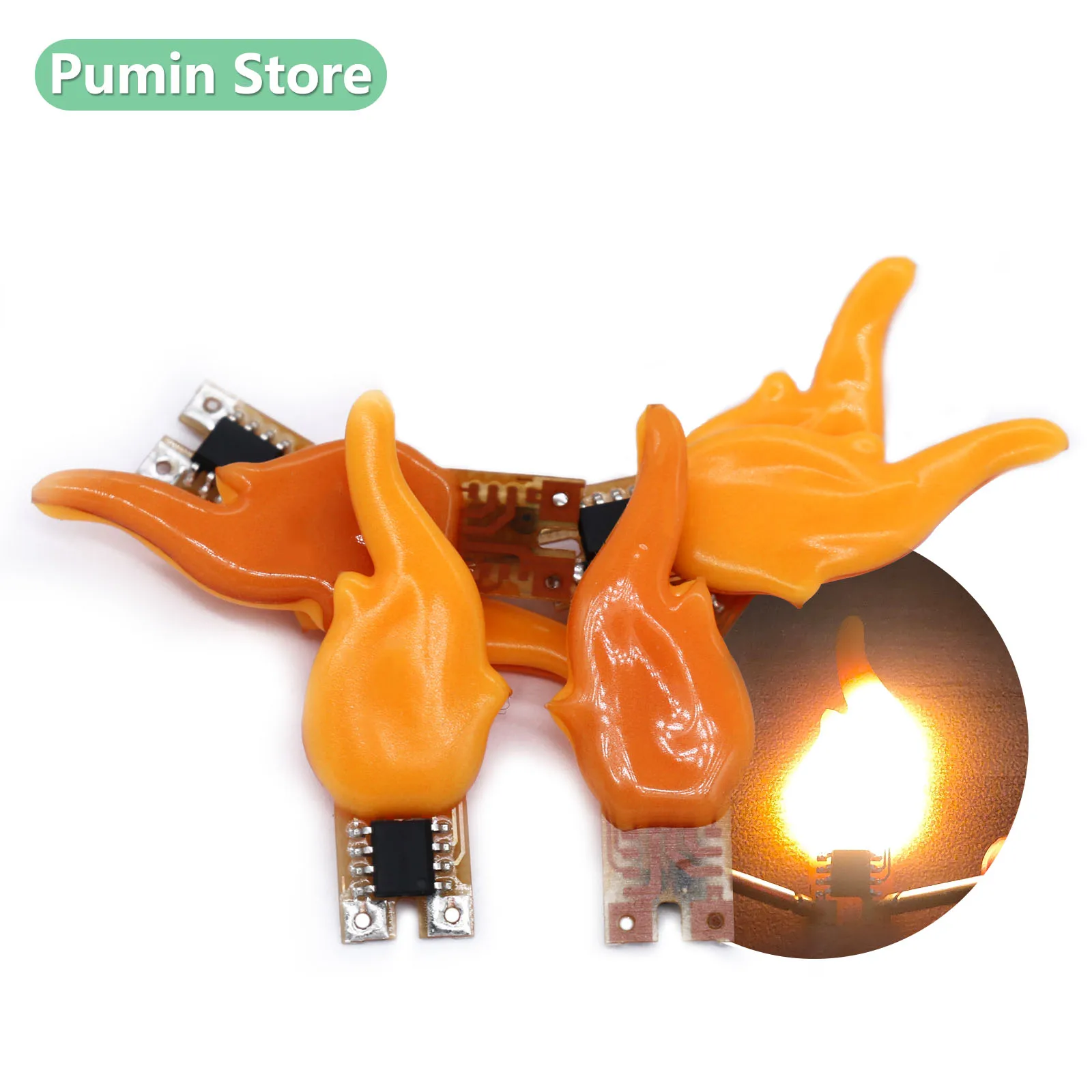 LED Retro Candle Flame Bead 1800-2000K For Edison Light Bulb DIY Light Bulb Handmade Holiday Decoration Light Source Accessories