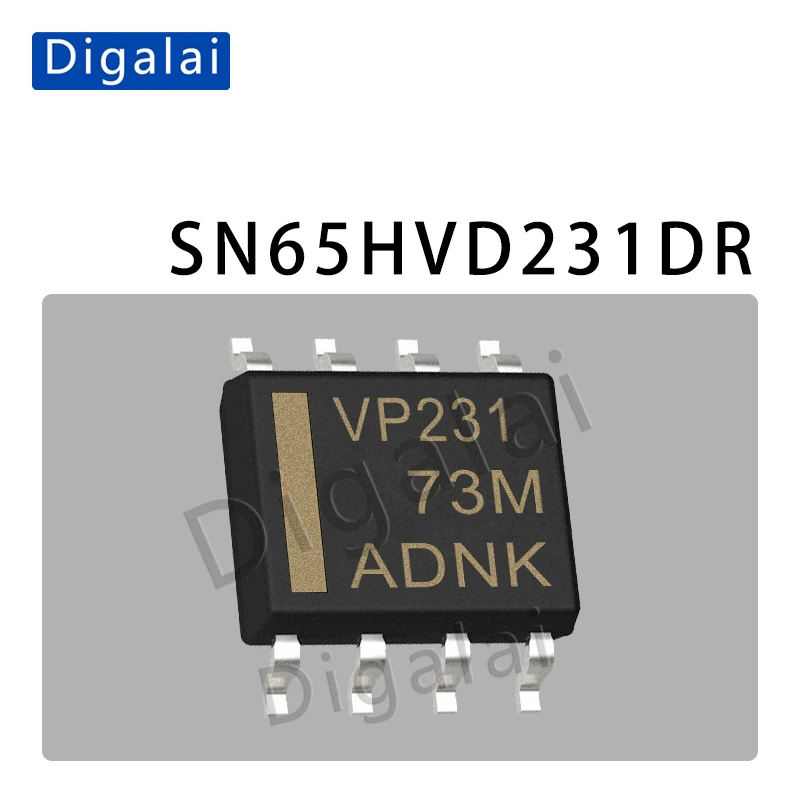 CAN Transceiver SN65HVD230 SN65HVD232 SN65HVD233 SN65HVD251 SN65HVD234 SN65HVD231 3.3V High Speed RS-485 IC Chip SMD SOP-8