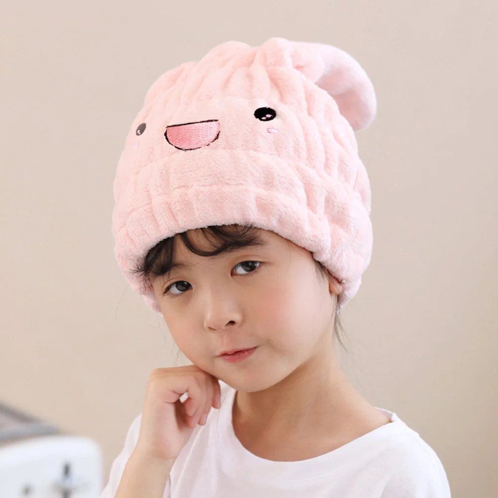 لطيف أرنب الأذن منشفة الشعر التفاف غطاء ماصة سريعة الجافة قبعة لينة مريحة على المدى الطويل استخدام رحلة الفندق المنزل