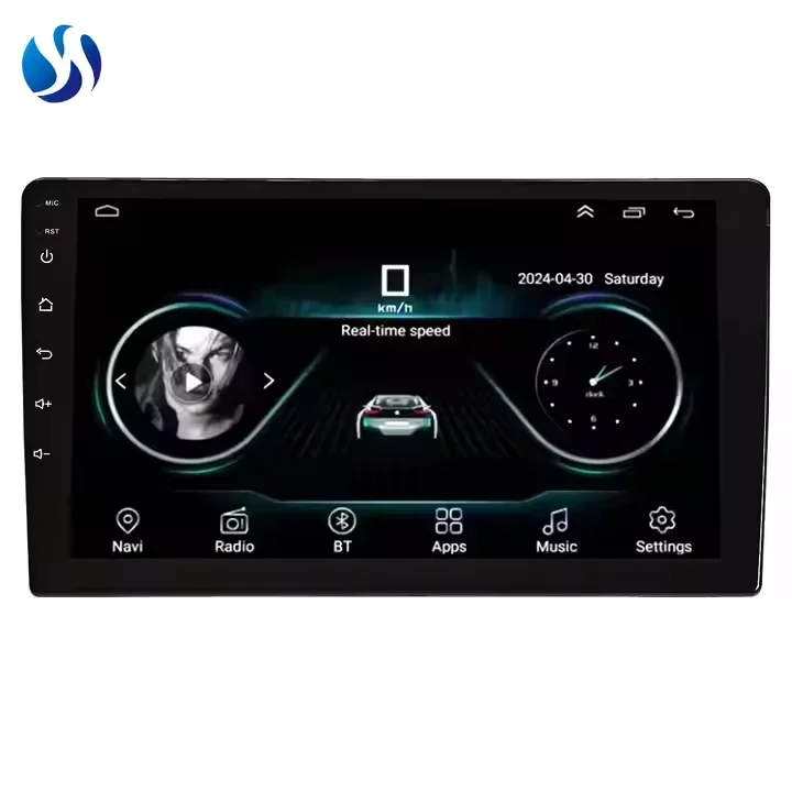 

Android 10'' Universal 2 Din Car for DVD Player GPS with Wifi Reversing Aid 4K Resolution 6GB RAM for VW 5/6 Models