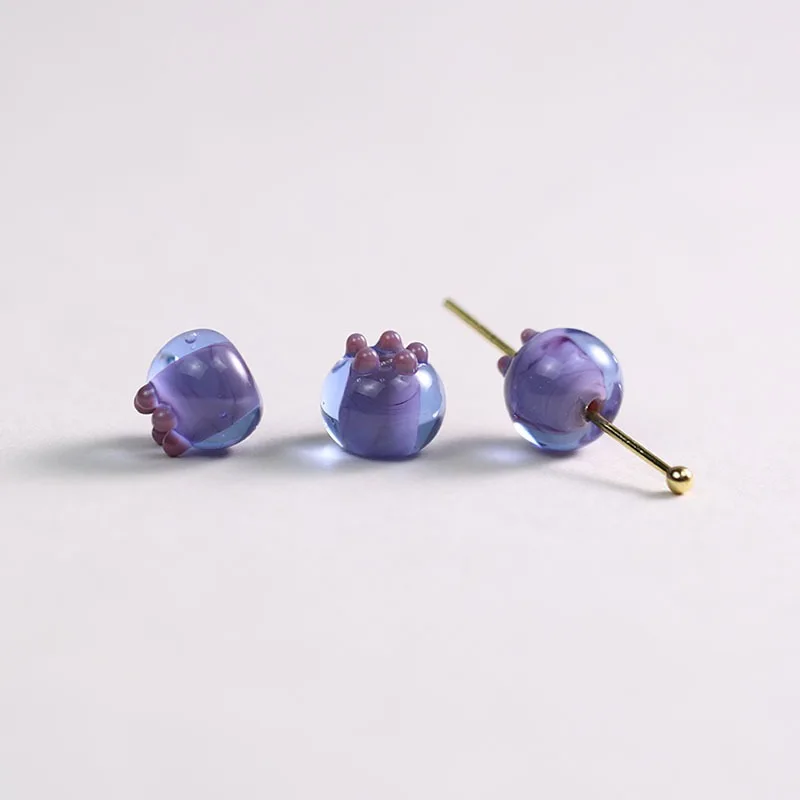 Blaubeer-Glasperlen, handgefertigt, Simulation, Obst, Himbeere, Schmuck, Armband, DIY-Zubehör – Detail 8