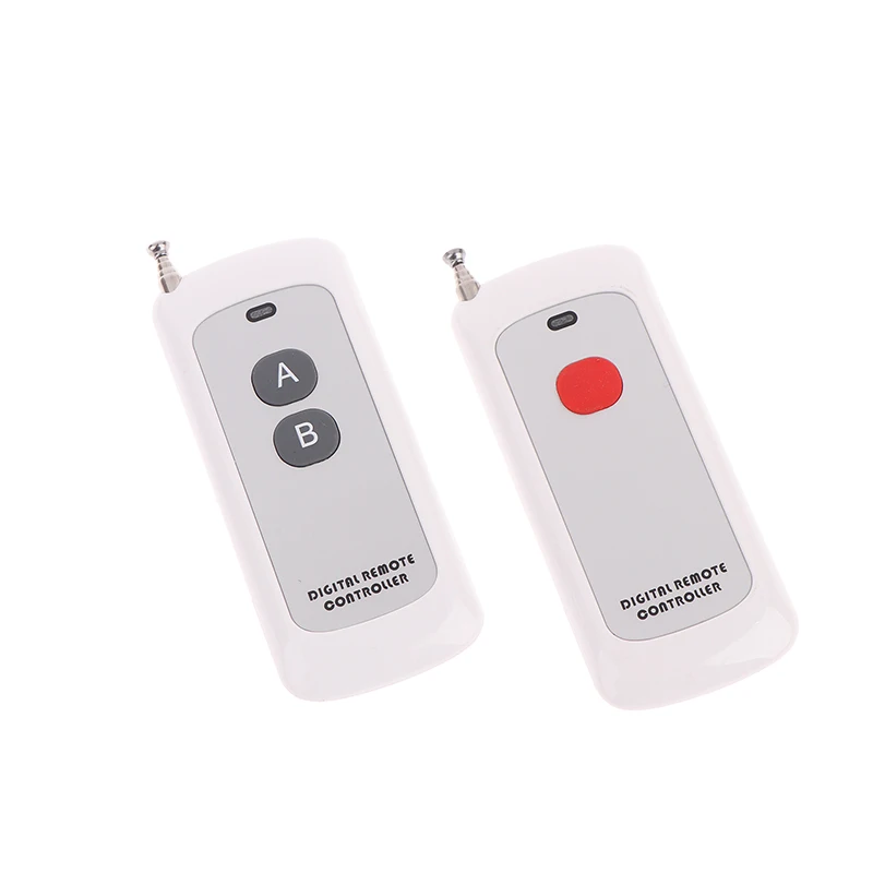 EV1527 433MHZ High-power Remote Controller 1000m 1/2 Button Learn Code Garage Gate Door Opener Remote Control Switch 12V