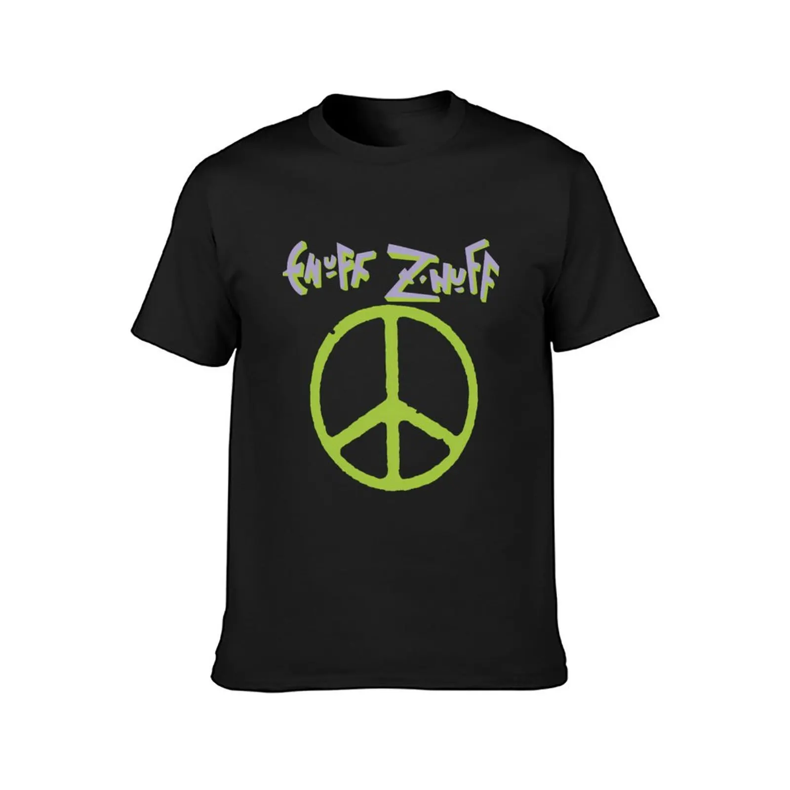 Enuff znuff เสื้อยืดโอเวอร์ไซส์เสื้อวินเทจเสื้อยืดลายกราฟิกสีดำล้วนสำหรับผู้ชาย