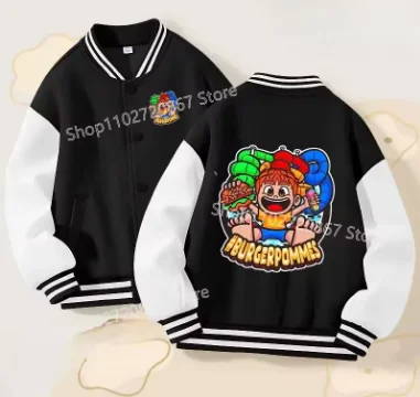 2025 newest  Icrimax Child Jacket Boy Anime Cartoon Baseball Coat Outdoor Trendy Cool Casual Sportswear Tops Kid Clothing Gift