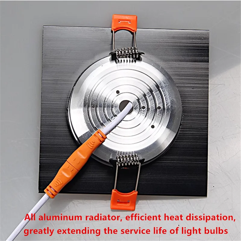 Ultra-thin 3.5cm LED Downlights 9W12W18W24W SMD2835 Chip CIR95 Recessed Anti Glare Ceiling Lamp Spot Lights Dimmable AC90~260V