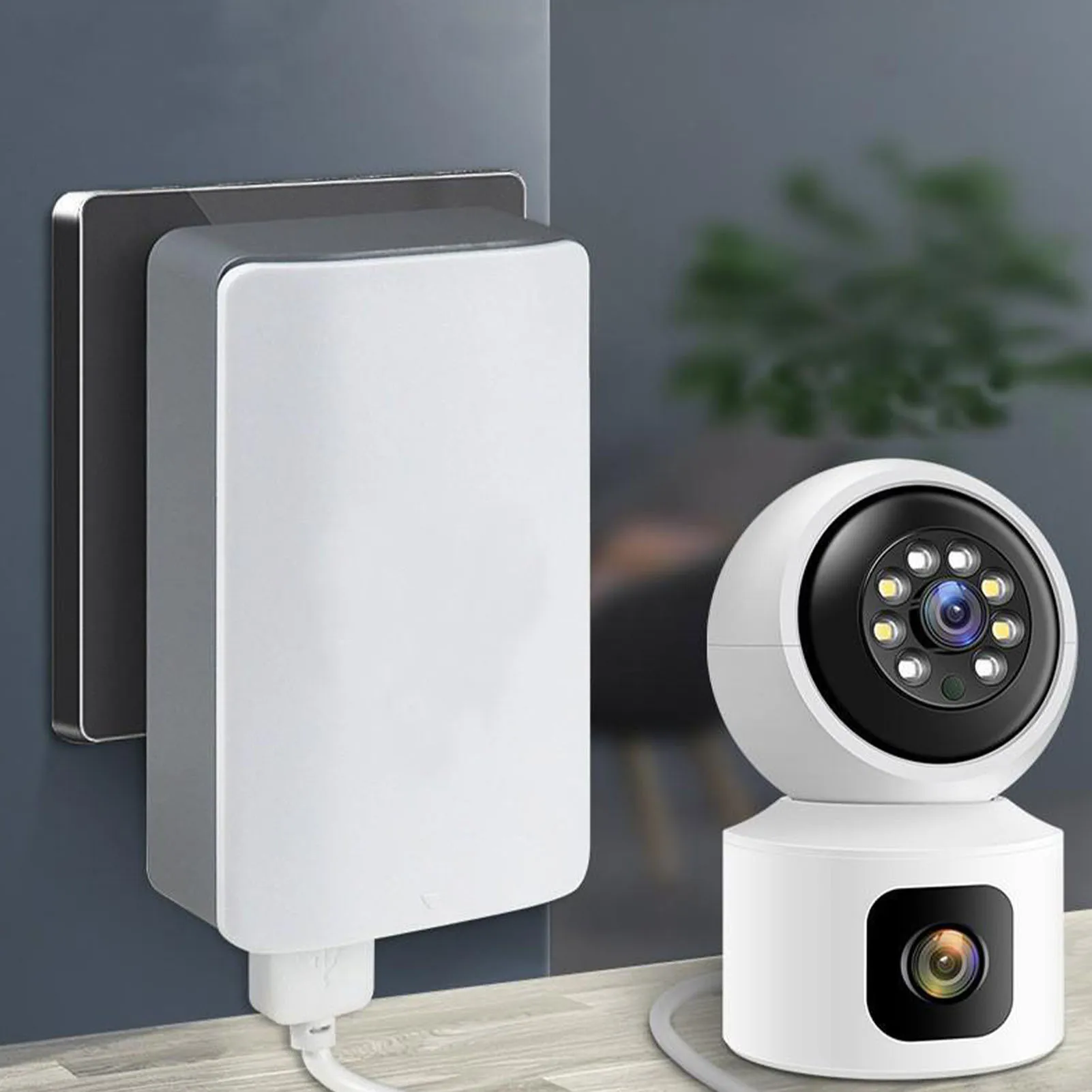 مصدر طاقة غير منقطع، تصميم مدمج، محول شحن UPS آمن ومريح، مدخل جهد واسع لإضاءة شريط LED