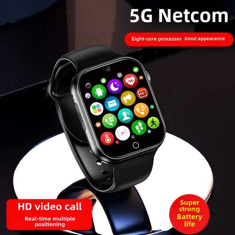 5g Smart Children's Watch Multifunctional Video Call Location Student Touch Screen Phone Watch Educational Kids Tech