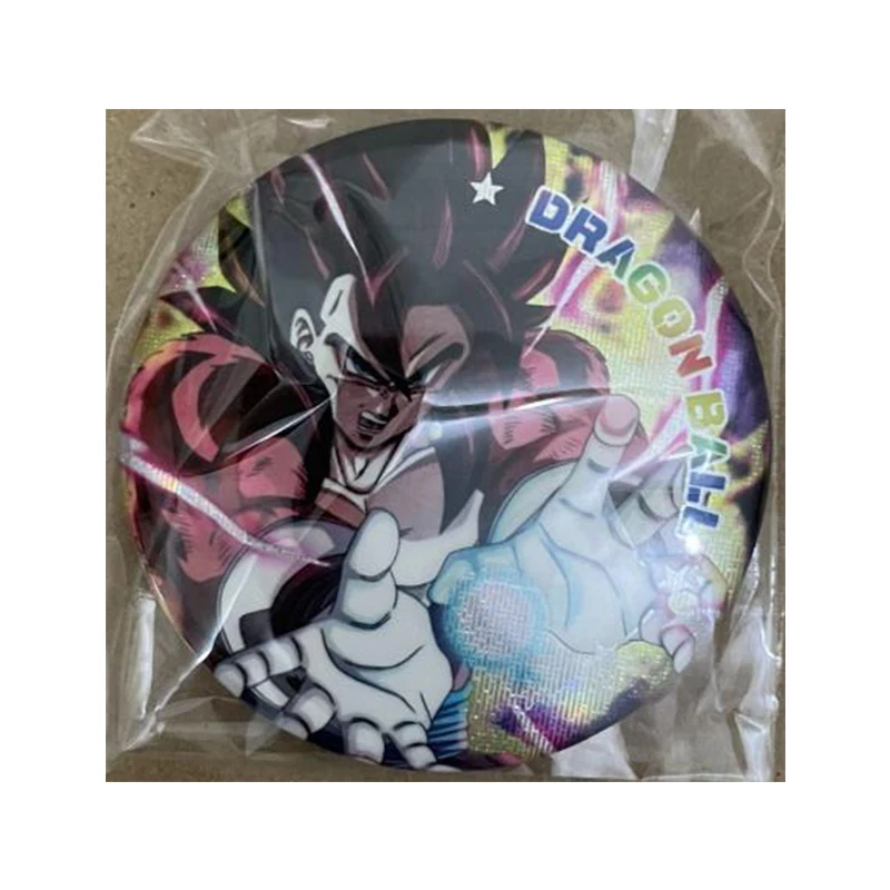 Anime Dragon Ball Rare Refraction Collection Badge Android 21 Goku Black Broli Son Goku Son Gohan Toys for boys Birthday Gift