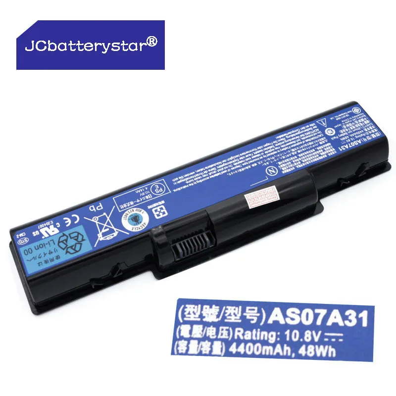 JC New High Quality AS07A31 Battery for Acer Aspire 2930G 4740G 5738G 4930 5735 5740 AS07A32 AS07A41 AS07A42 AS07A51 AS07A52