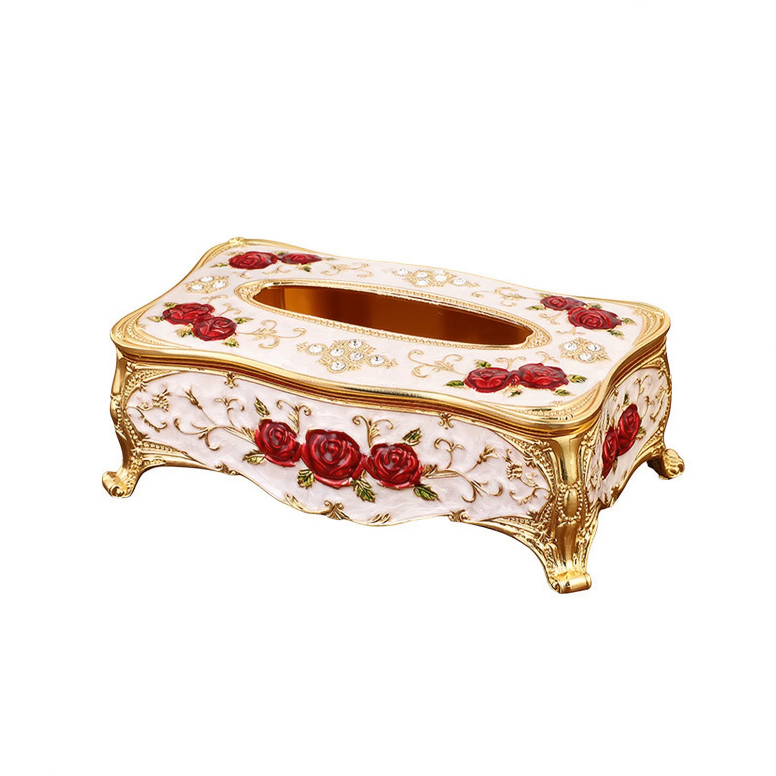 Stylish Tissue Box Holder Rectangular With Angle Soft Toilet Paper Enhancing Interior Appeal