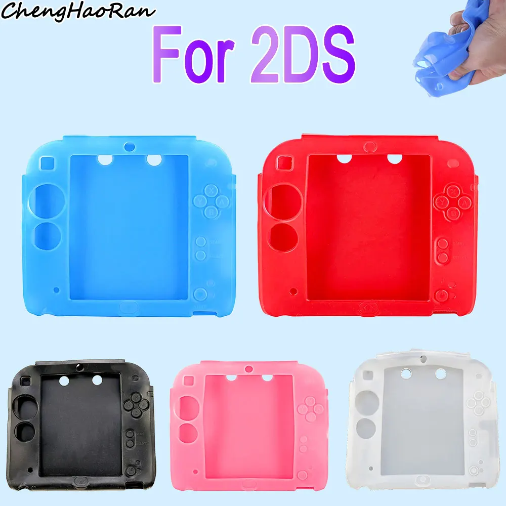 

1 Piece High Quality Colorful Soft Silicone Slim housing Protective Cover For PS2 housing Silicone Protective Cover Accessory