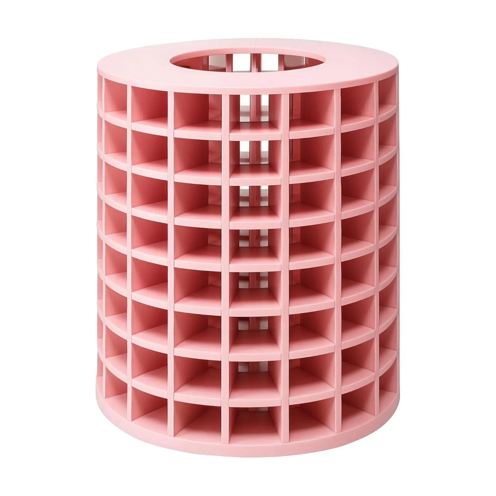 PVC Rotating Bead Rack Storage Case 144 Compartments Spinning Organizer Box for Beads Jewelry Making Supplies