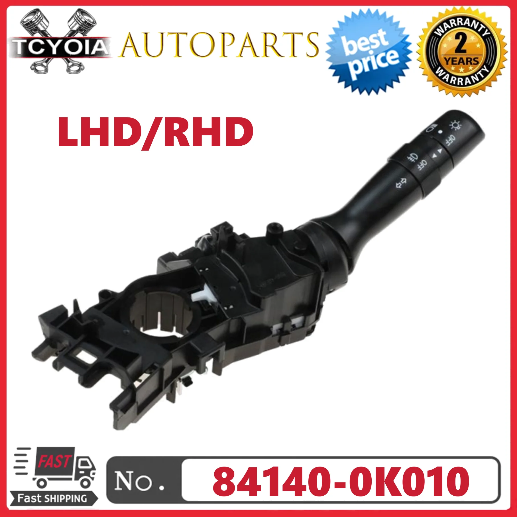 

Переключатель указателей поворота и фар 84140-0K010 841400K010 для Toyota Hilux AN10 AN20 AN30 KUN GGN SR5 2005-2017 LHD/RHD