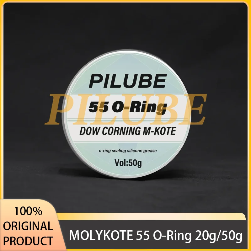 MOLYKOTE 55 O-Ring impermeável lubrificante de graxa de silicone, anel de vedação especial, produto original, 20g, 50g