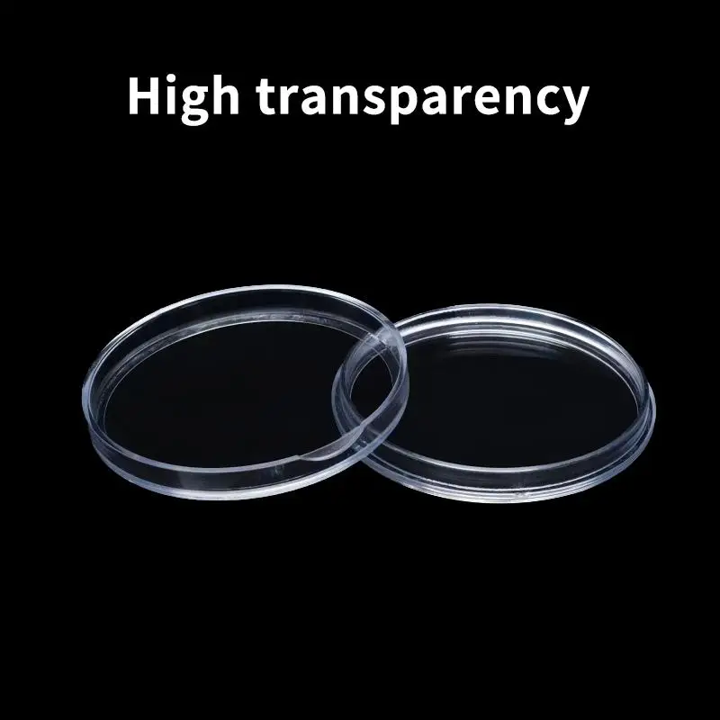 20Pcs Transparent Round Coin Storage Box Plastic Holder Display Capsules Collection Protection Cases