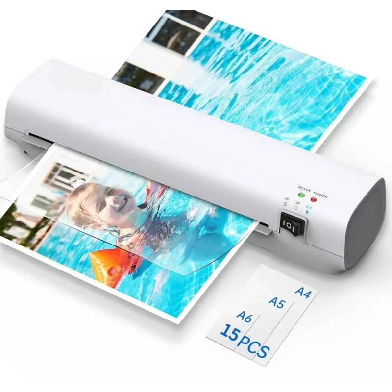 SL269Home Office Laminator آلة تغليف حرارية تغليف بارد تغليف عالمي مضاد للتشويش لا توجد تسوية الغشاء الفقاعي #1