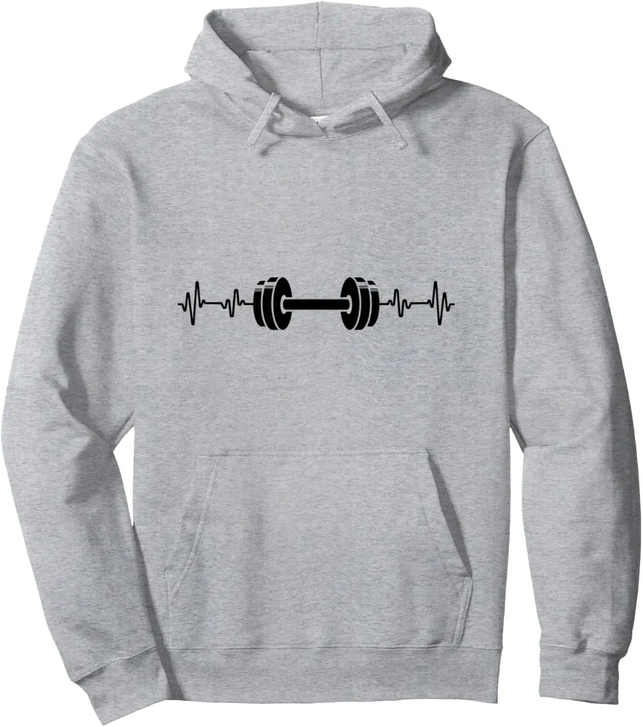 Amor halteres batimento cardíaco treino ginásio exercício levantamento de peso pulôver com capuz unisex outono streetwear topos roupas femininas
