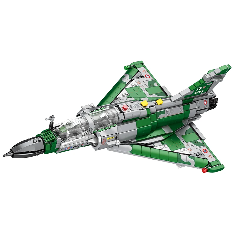 

В НАЛИЧИИ MOC Military Mirage 2000, истребитель, строительные блоки, сборка самолета, кирпичи, модель игрушки для детей, подарочный набор на день рождения
