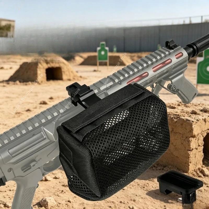 

Tactical Rapid Release Casing Receiver Cartridge Mesh Disassemblable Heat Resistant Net Catcher Shell Holders