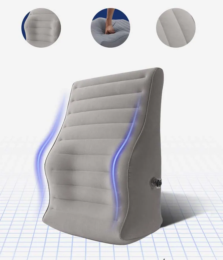 

Car Seat Lumbar Support Pillow Inflatable Back Support Cushion Chair Cushion Office Chair Cojines Ergonomic Curve Comfort