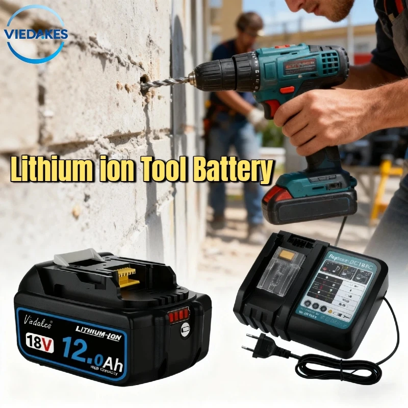 

For makita 18v battery, 18V 12Ah 10Ah top-performance battery, BL1860B BL1850B BL1830B BL1840B BL1815B, for Makita tools