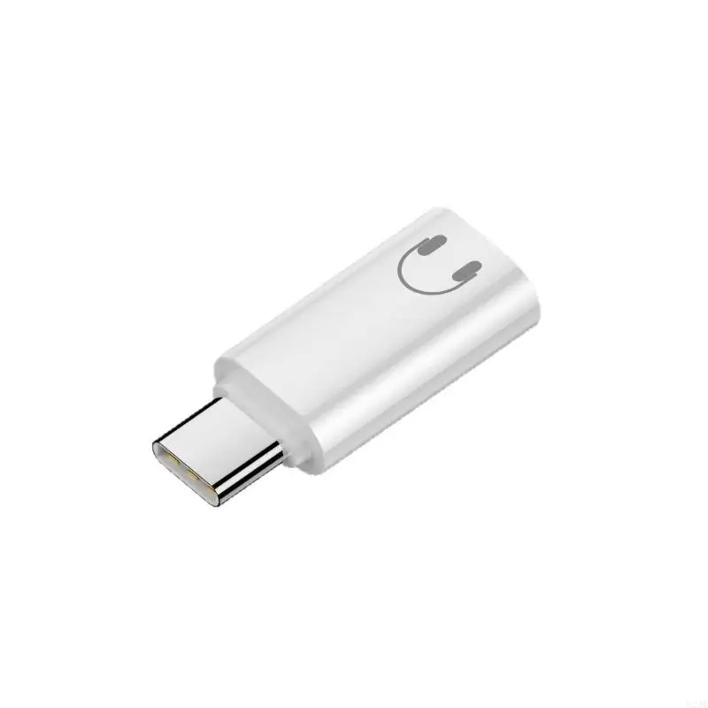 U2JE Lightnings To USB C Audios Adapter Compatible for Phone16/15 Earphone Converters