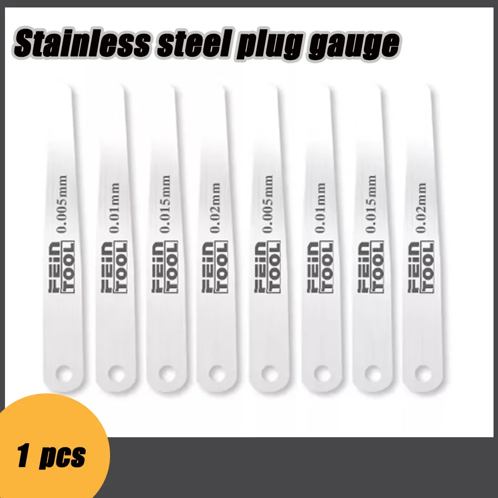 1Pcs Lenght 100mm Thickness 0.005-5mm Stainless Steel Plug Gauge For Measurements Tool For Probe Gap