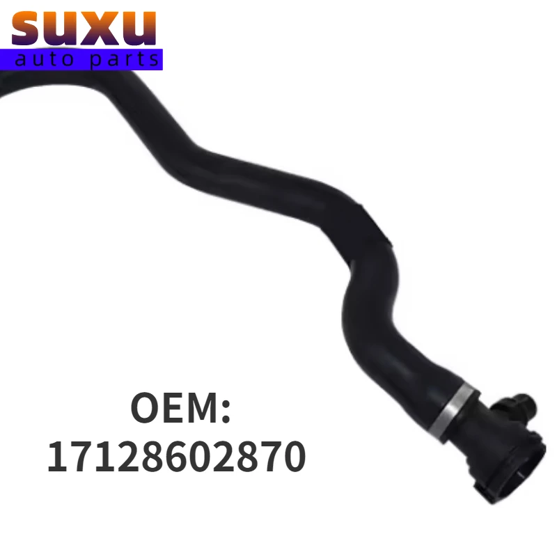 17128602870 Cooling System Parts Rubber Upper Radiator Coolant Hose for BMW G30 G31 G38 G11 G12 Engine B48