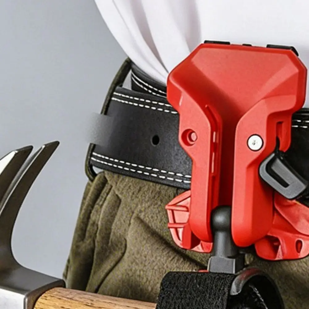 Heavy Duty Belt Hook For Tool Self Locking Fixator Portable Waist Hanger For Electrician Construction Maintenance Gear