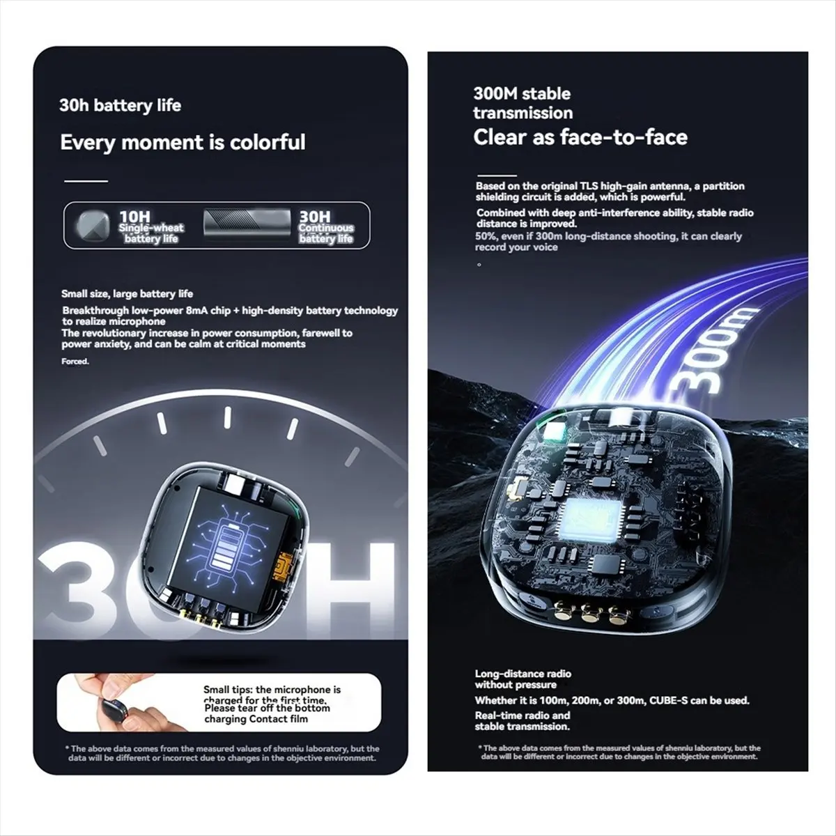 

A23G Mini Microphone 2.4GHz Wireless Microphone System Receiver Transmitter for Vlog Live Streaming Portable Mic B