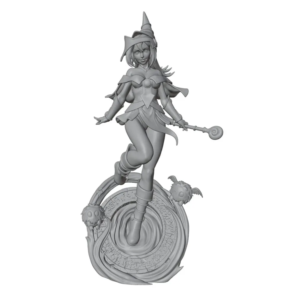 1/24=75mm--1/8=250mm Anime Character Statue GK Miniature 3D Printed Gray Model Figurine DIY Doll Model Unassembled And Unpainted