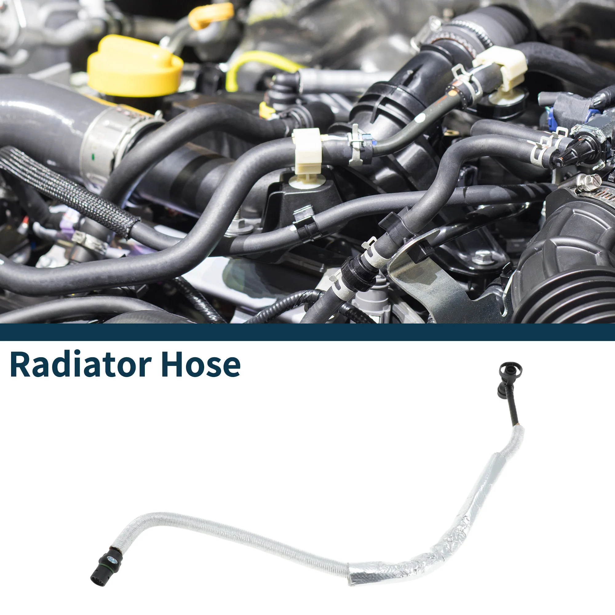 

Motoforti Radiator Hose for BMW X1 2015-2016 No.11158654626 Rubber Coolant Pipe